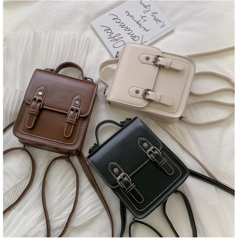 Balo kiêm túi xách, chất liệu da pu cao cấp, thiết kế độc đáo, mới lạ, và rất phong cách _ TU210