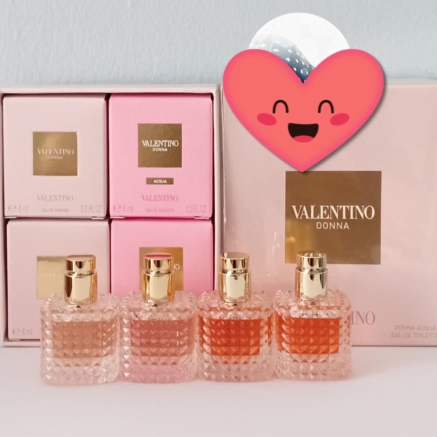 Set 4 chai nước hoa mini nữ Valentino | Thế Giới Skin Care