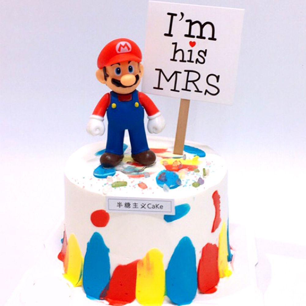 Mô hình nhân vật Super Mario MMULCK dùng trang trí bánh kem