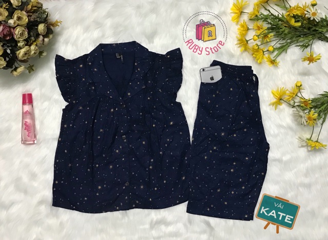 👚👖Đồ bộ mặc nhà xuất khẩu f2️⃣1️⃣ mẫu cổ ve lịch sự (ảnh shop tự chụp) | BigBuy360 - bigbuy360.vn