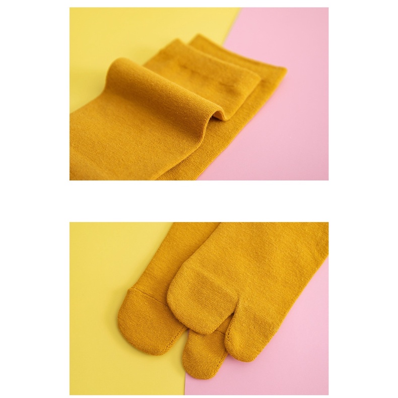 Vớ Ngón Chân Vừa Hai Ngón Màu Sắc Đơn Giản Phong Cách Nhật Bản Dành Cho Nữ