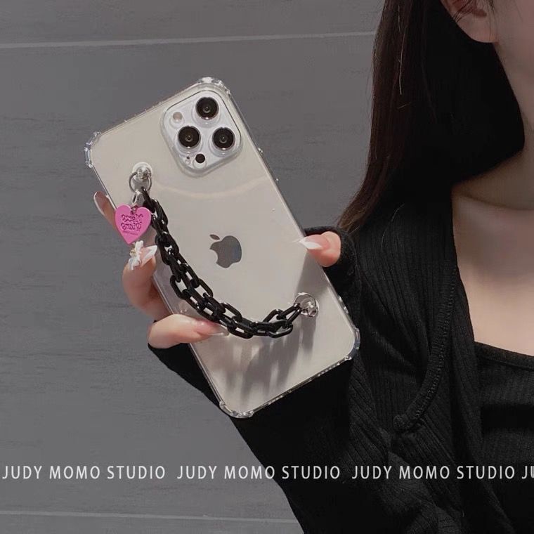 AoxingỐp Điện Thoại Mềm Trong Suốt In Hình Trái Tim Cho IPhone 13 6 S 7 / 8 SE 2020 7P / 8Plus X XS XR 11 12 13 Mini Pro Max