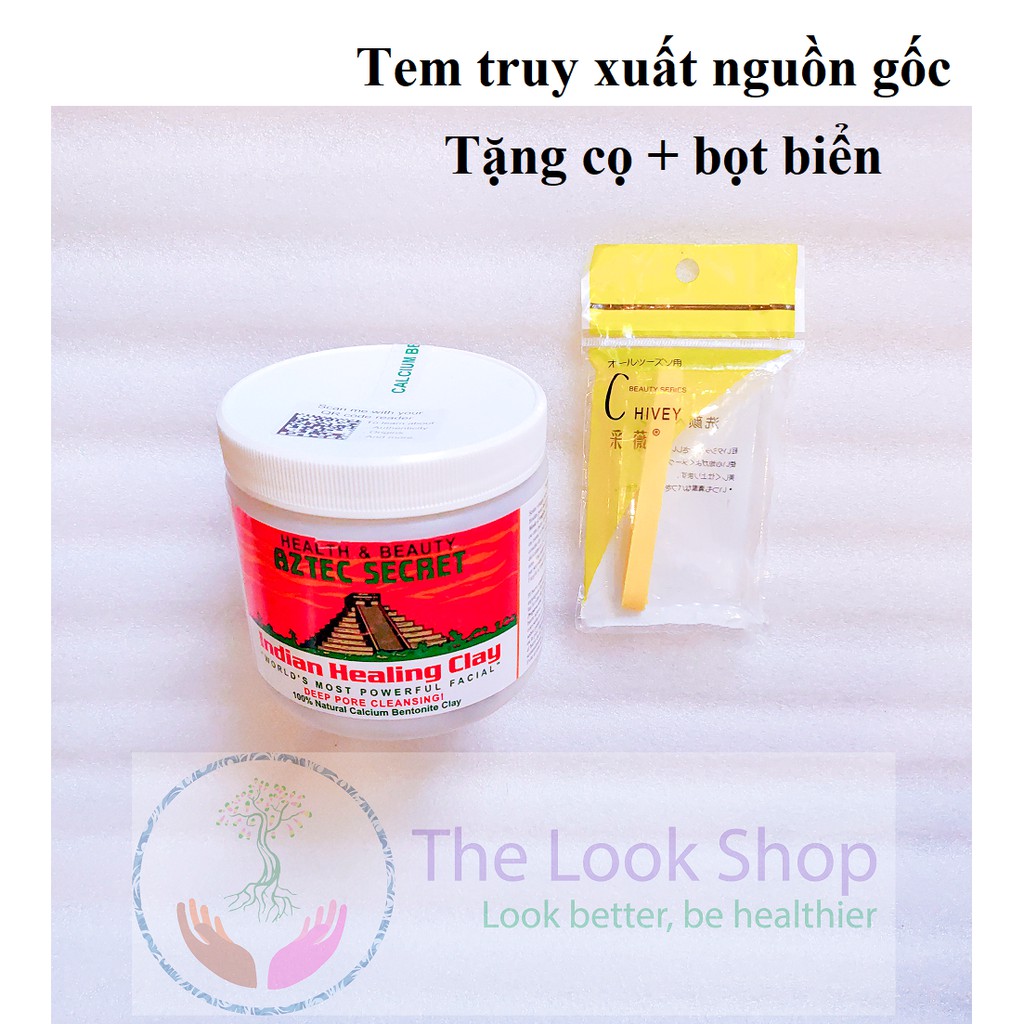 Mặt nạ đất sét núi lửa Aztec Secret 454grGiảm mụn ẩn, làm sạch da