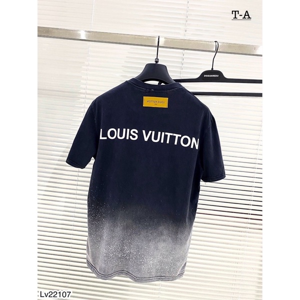 Áo Phông LV Nam Loang Cao Cấp Cực Hot - Áo Phông LV Nam In Logo Ở Ngực SPF