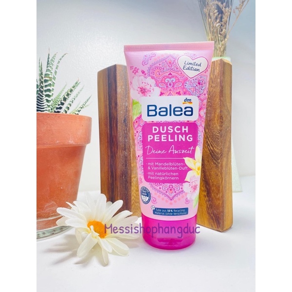 Balea - Sữa tắm tẩy da chết 200ml- bản giới hạn