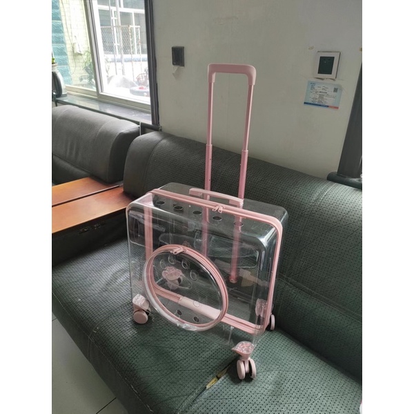 Vali Vuông  Kéo HOT HIT TIKTOK 2021 Dành cho Cún & Mèo 50x50x28