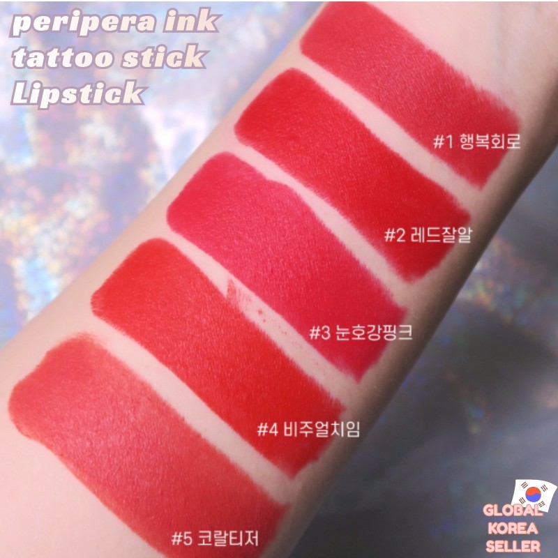 Son Peripera Ink Tattoo Stick, Son thỏi lâu trôi, lì - CSTOREVN