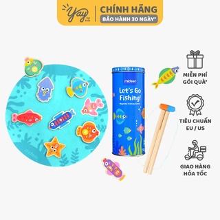 Bộ Đồ Chơi Câu Cá Nam Châm Gỗ 3D An Toàn Cho Bé