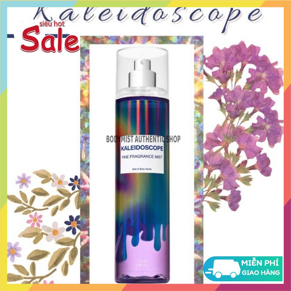 Xịt thơm toàn thân Bodymist Bath & Body Works mùi Kaleidoscope [𝑩𝒐𝒅𝒚𝒎𝒊𝒔𝒕 𝑨𝒖𝒕𝒉𝒆𝒏𝒕𝒊𝒄] | Thế Giới Skin Care