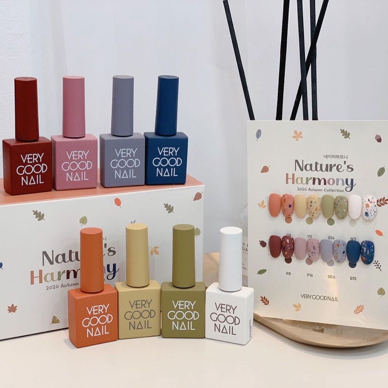 Sơn gel very good nail chính hãng hàn quốc set harmony 2020