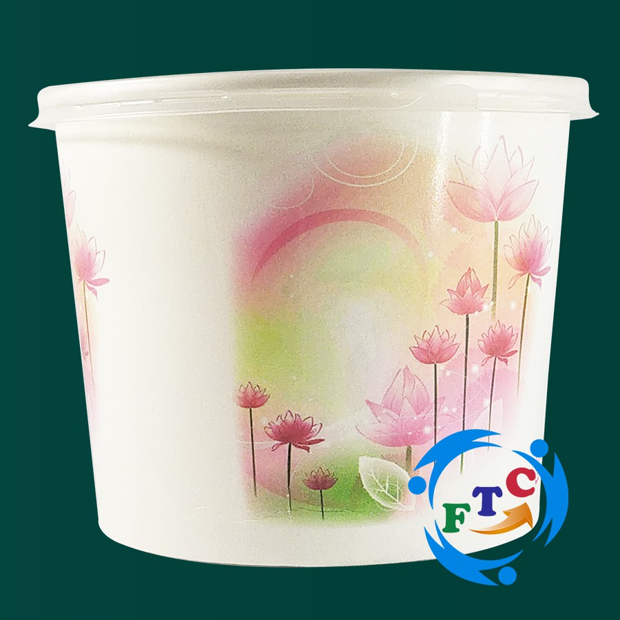 "CAO CẤP" TÔ GIẤY PO TRÁNG 2 LỚP FTC 1000ml - HỘP GIẤY ĐỰNG THỰC PHẨM DÙNG 1 LẦN | BigBuy360 - bigbuy360.vn