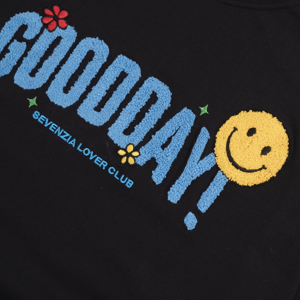 Áo thun Goodday - Đen/Trắng | BigBuy360 - bigbuy360.vn