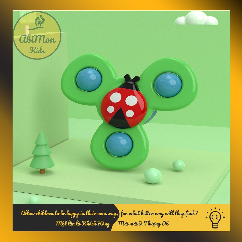 Đồ Chơi Con Quay Spinner Hình Côn Trùng Cho Bé ☘️ Montessori cao cấp ✨ Đồ chơi Giáo Dục - An toàn - Thông minh
