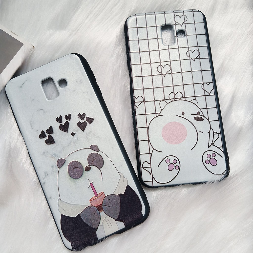 Ốp điện thoại We bare bear Samsung J6 J7 Iphone 7 7+