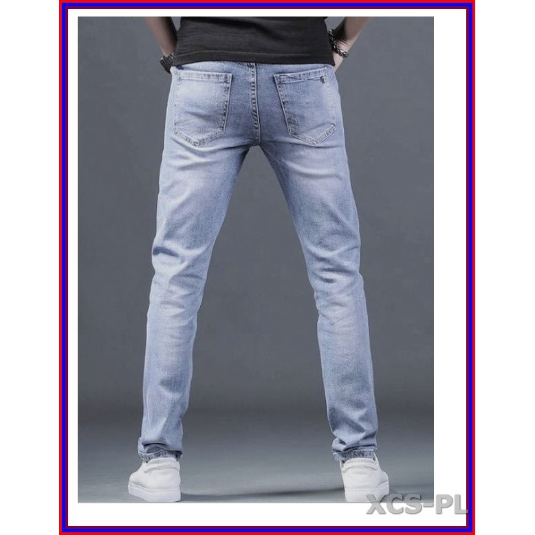 Quần jean nam cao cấp xanh bạc xước nhẹ 5678 không xù lông, không ra màu, chất giãn tốt 5n.3.181