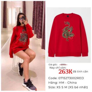 Áo nỉ HM sale