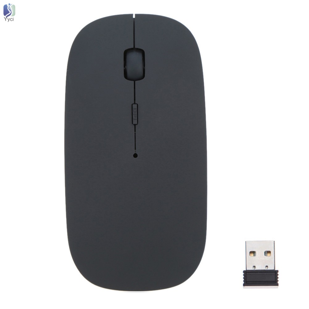 Yy 1600 DPI 2.4G USB Optical Wireless Computer Mouse Ultra Slim Mouses For PC Laptop Desktop @VN