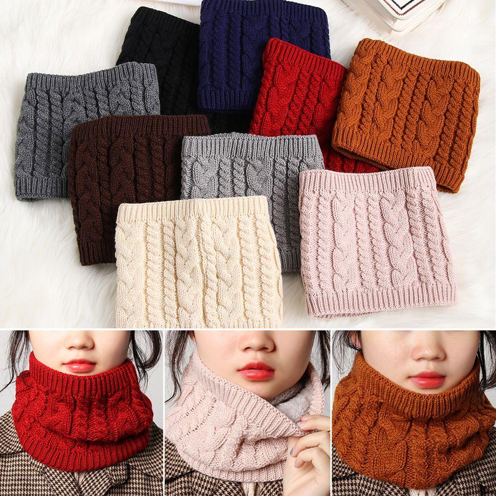 Khăn Choàng Cổ Hình Tròn Giữ Ấm Mùa Đông Cho Nam Nữ