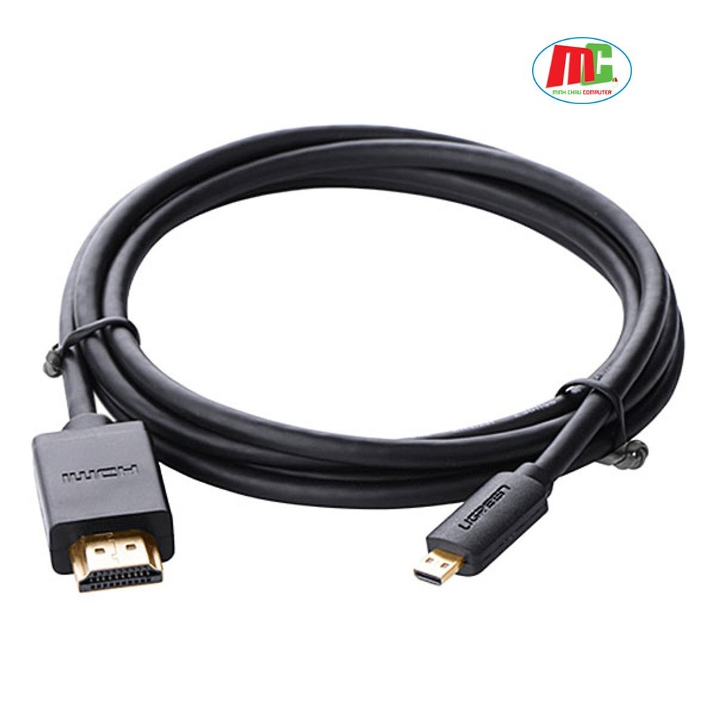 Cáp chuyển đổi Micro HDMI sang HDMI Ugreen 30102 dài 1,5m - hàng chính hãng