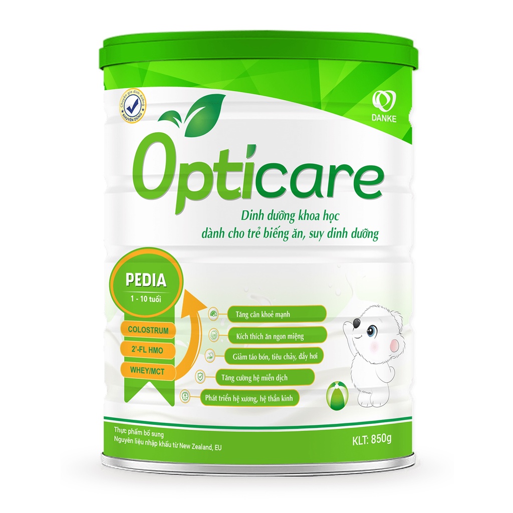 Sữa Bột Opticare Bé Ăn Ngon, Tăng Cân Toàn Diện - KC052
