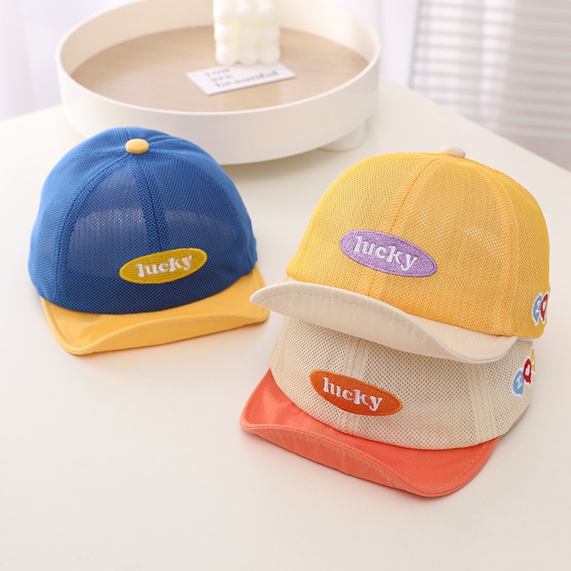 Mũ Lưỡi Trai Mềm Mại Hình oval Thời Trang Mùa Hè Cho Bé