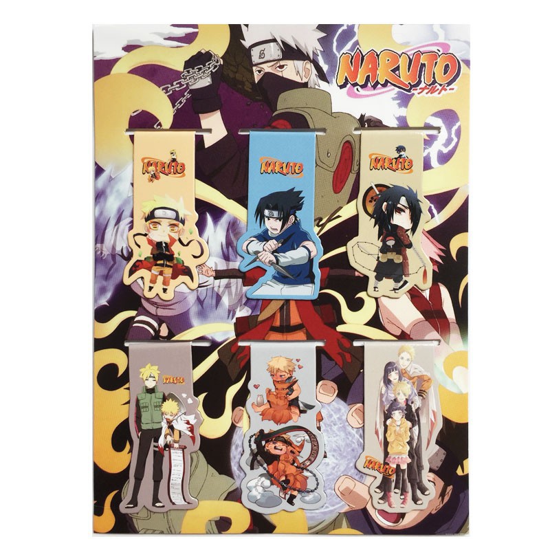 1 Cái Đánh Dấu Sách Bookmark Nam Châm Naruto Truyền Nhân Cửu Vỹ Hồ