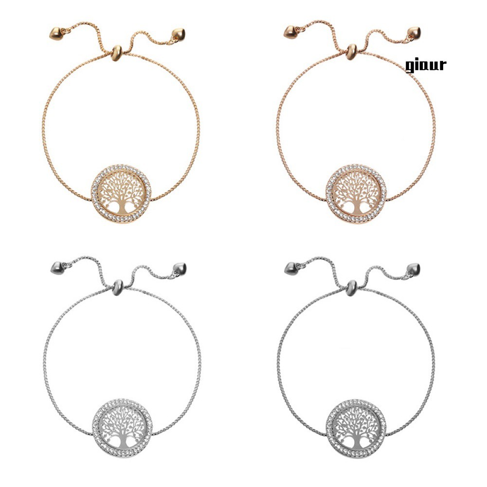 Vòng Tay Hợp Kim Hình Cây Đính Đá Nhân Tạo Thời Trang | BigBuy360 - bigbuy360.vn