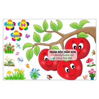 Decal mầm non(ảnh thật)- bé ngoan