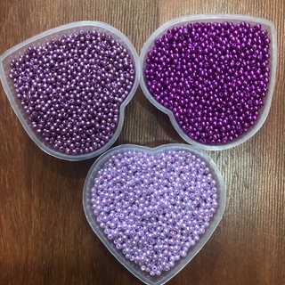 10gr Hạt Bẹt Tròn 3mm (Nhóm Màu Đỏ - Cam - Vàng - Hồng - Tím)