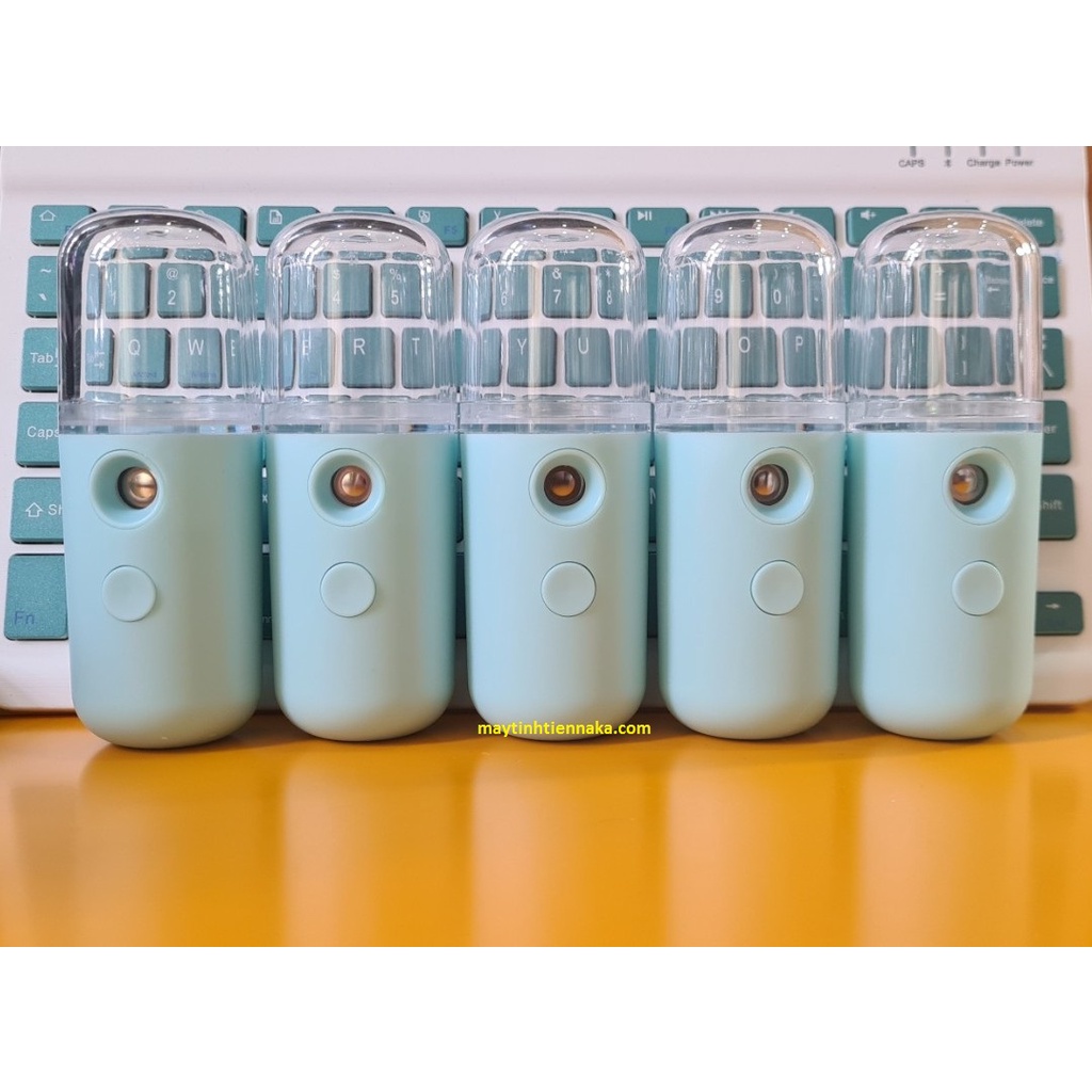 Quạt hơi nước,Máy Xông,Máy phun sương mini Nano màu xanh cực đẹp