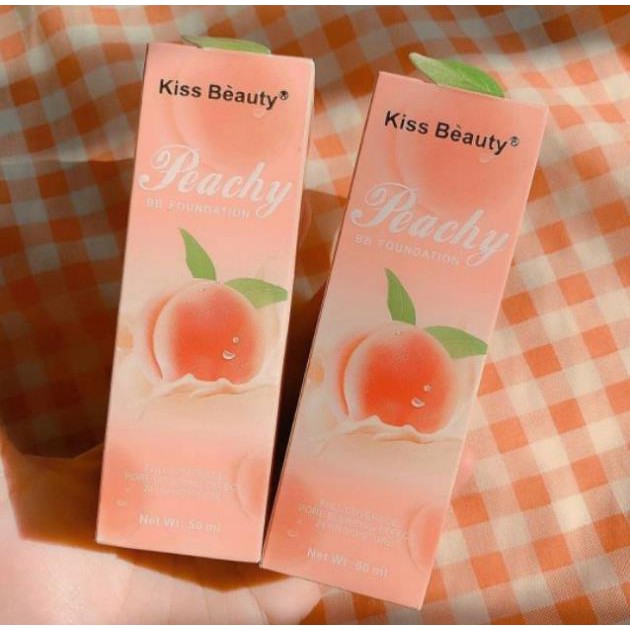 Kem nền chính hãng Kiss Beauty thơm mùi đào - Mới