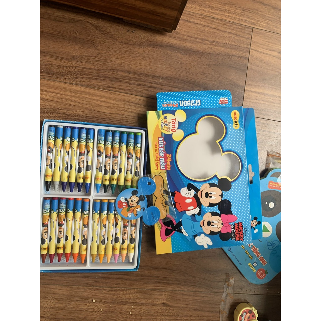 Bút Sáp Màu Mickey Thiên Long CR-C030/MI (24 Màu)