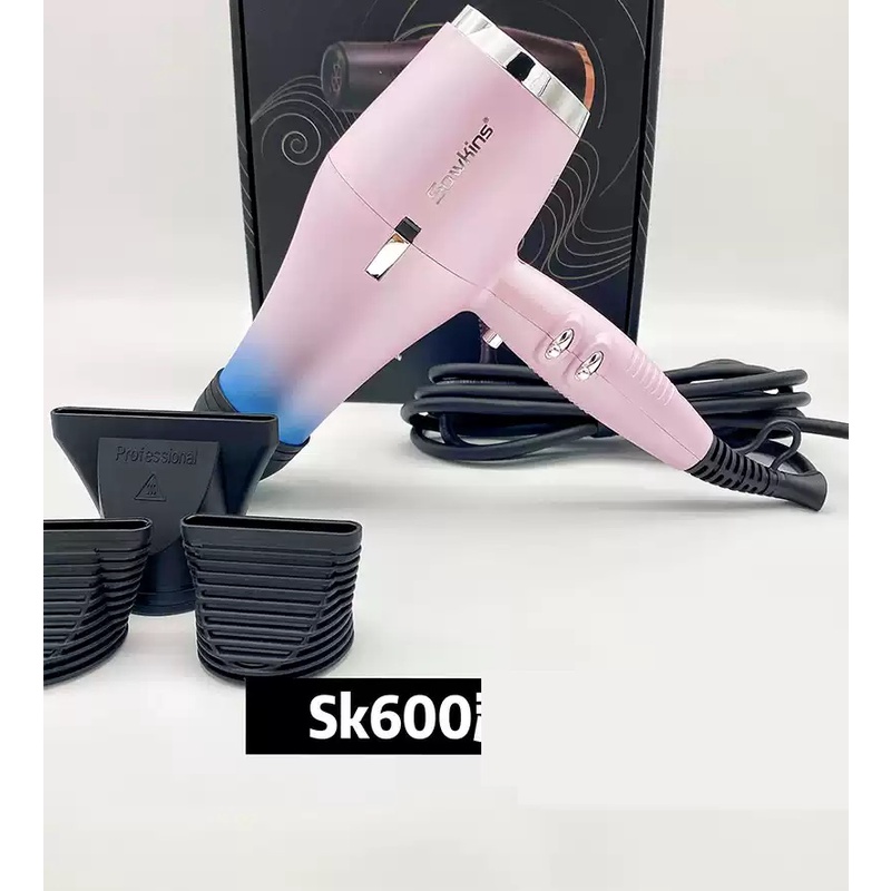 Máy Sấy Công Suất Lớn 2400W Chính Hãng Sawkins SK600 Màu Hồng Cho Bạn Gái