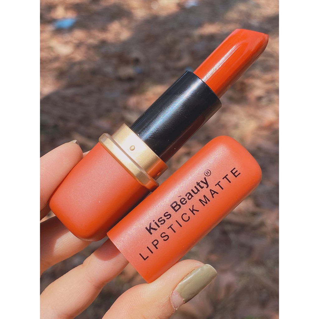 Son thỏi lì KISS BEAUTY 35795 nội địa chính hãng tông tây màu hot sỉ tốt - GIÁ RẺ 09