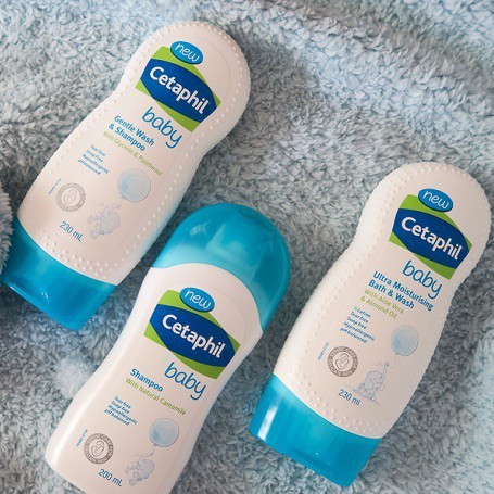 Sữa Tắm Gội Cho Bé Cetaphil Baby Wash &amp; Shampoo With Organic Calendula 230ml - 400ml - Skinfa.