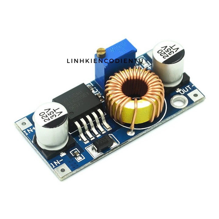 Module mạch hạ áp DC 5A LM2596 XL4015, hạ áp 4-35v xuống 1.2-32v
