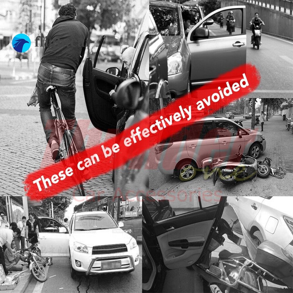 Bộ 4 Đề Can Phản Quang Cảnh Báo Mở Cửa Xe Hơi Perodua Myvi Alza Viva Axia Bezza Kenari Proton Saga Persona Preve Exora Wira Waja