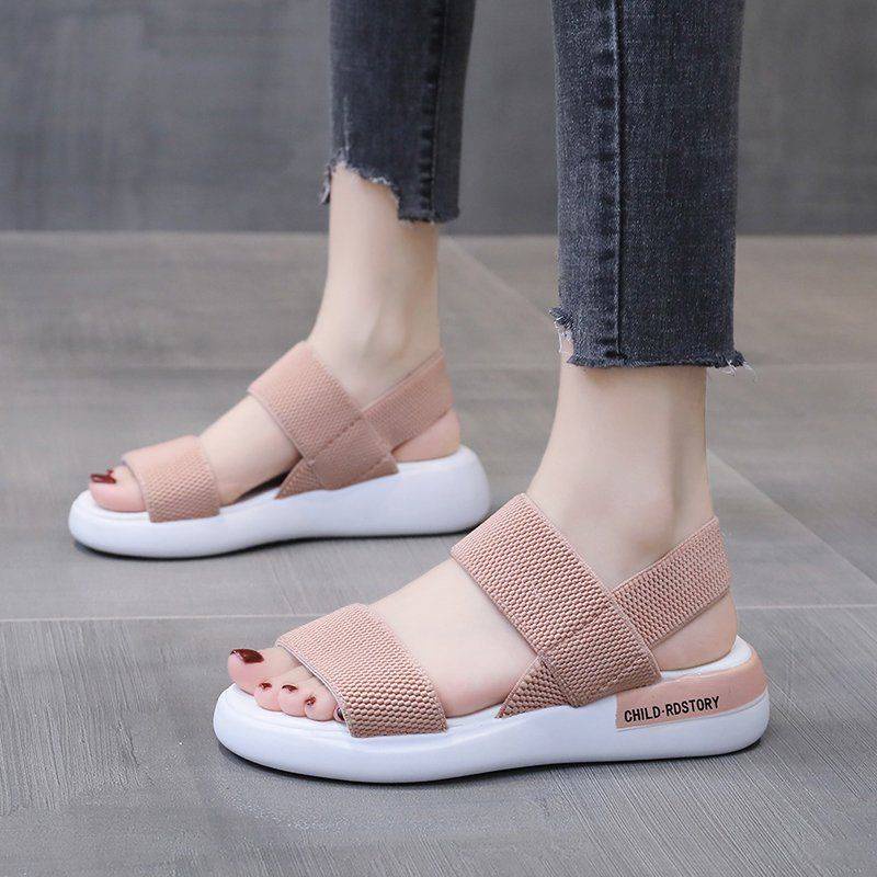 Dép xăng đan Giày Sandal Thể Thao Đế Mềm Thời Trang Mùa Hè Phong Cách Hàn Quốc