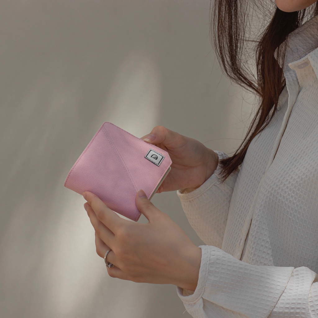 Ví Vải DIM Basic Wallet - Màu Hồng Pastel