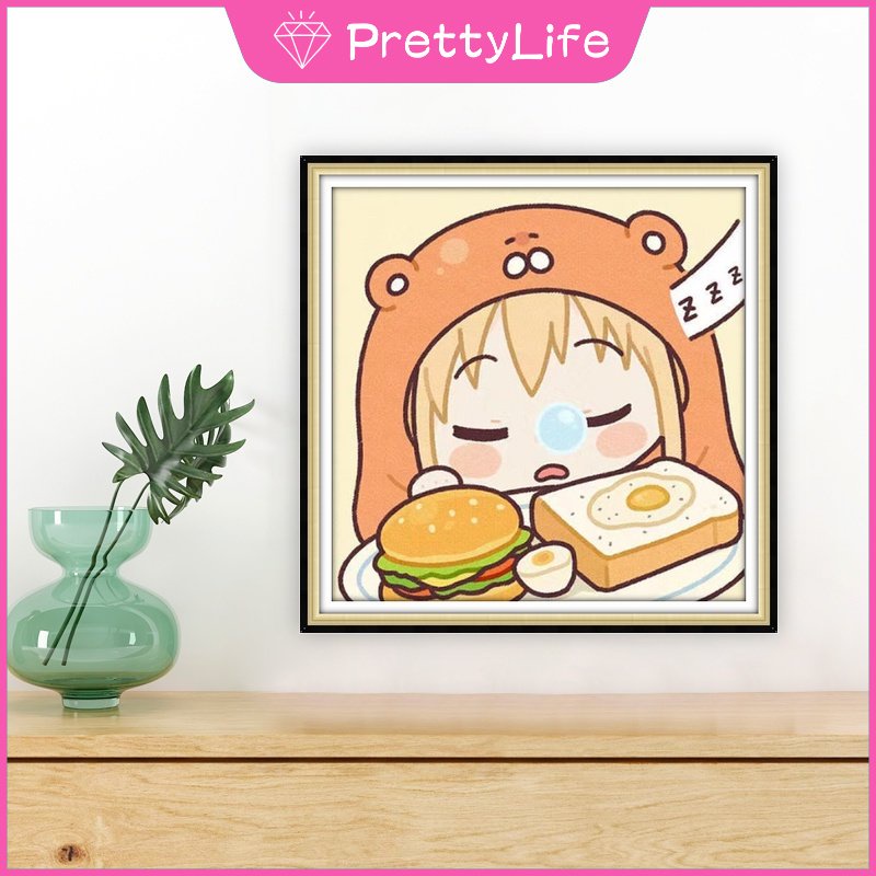 [PL] Himouto! Bộ Tranh Đính Đá 5D Tự Làm Hình Umaru-Chan 30x30cm / 40x40cm / 50x50cm