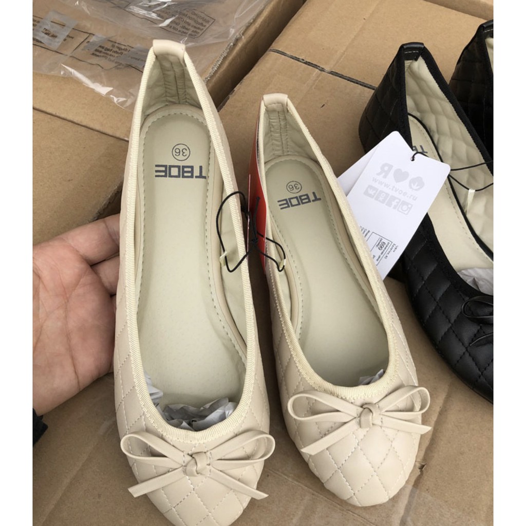 Giày bệt xuất Nga TBOE dư xịn 2 màu ( đen, be) size 36-41, có ảnh thật | BigBuy360 - bigbuy360.vn