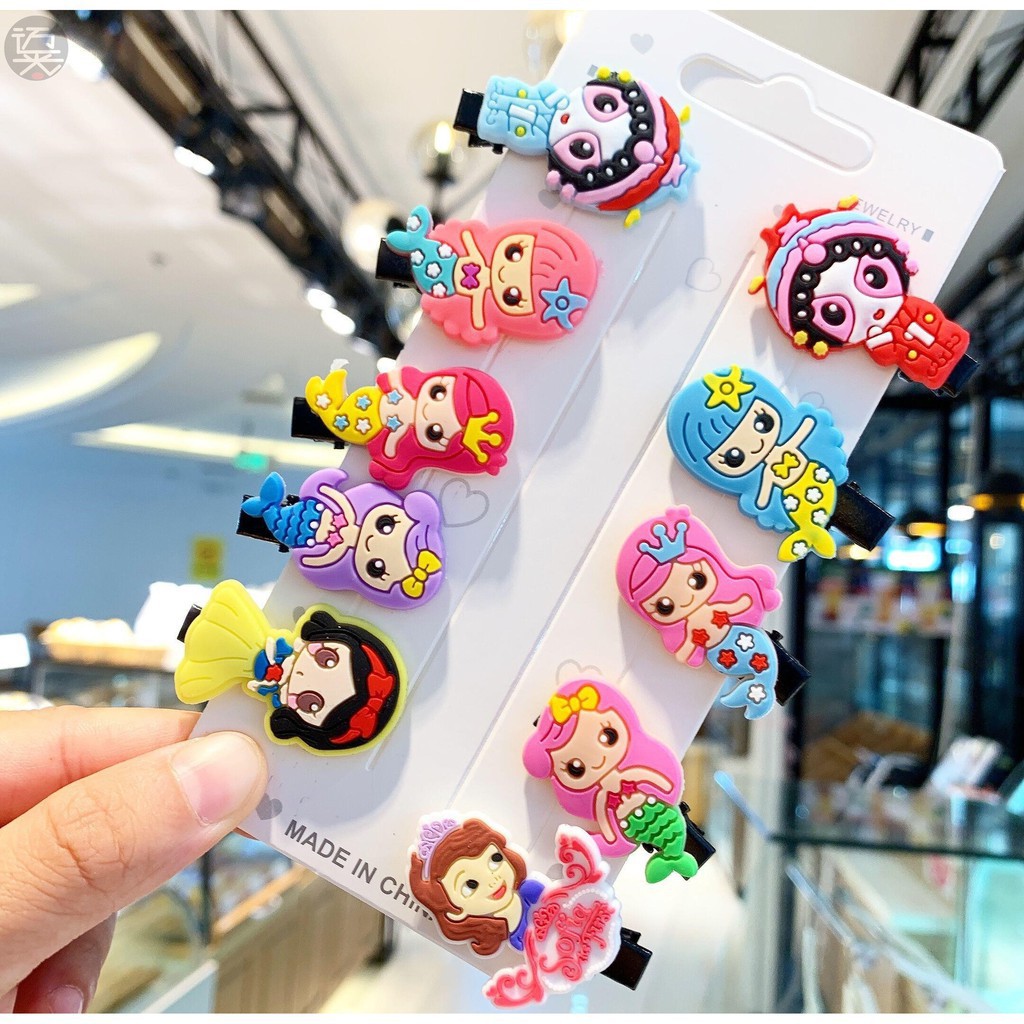 Set 10 Kẹp Tóc Siêu Xinh Cho Bé Mã 02