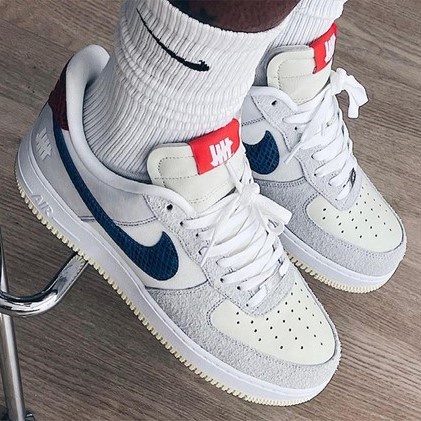 🎀 RẺ VÔ ĐỊCH 🎀 Giày Sneaker AF1 Dunk Low SP x Undefeated Vệt Xanh Dương Full box + bill tôn dáng dễ phối đồ 2022