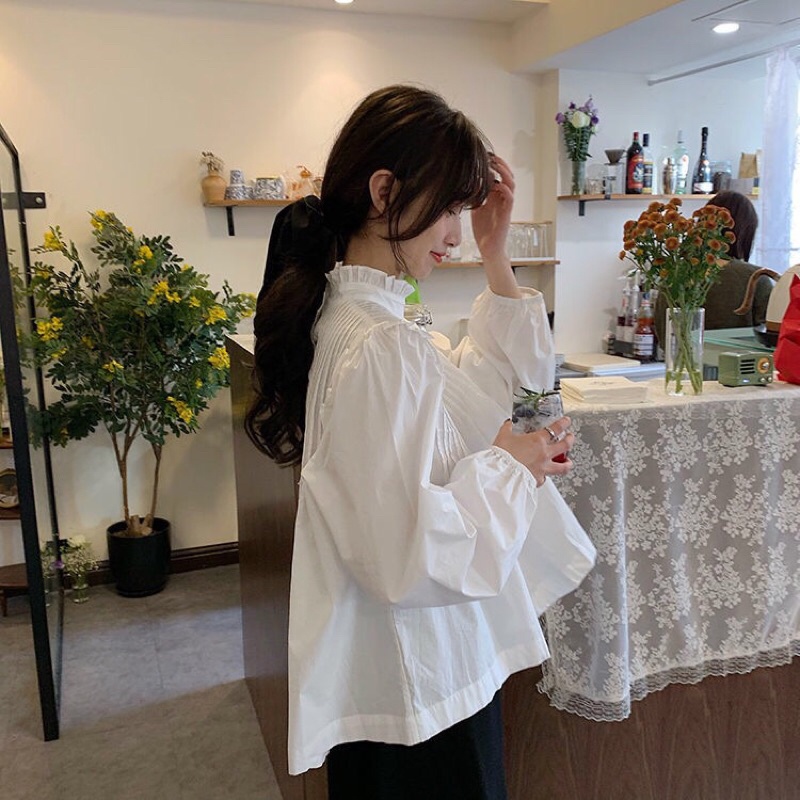 Áo trắng sơ mi hàn quốc ❤️oder 2-4t