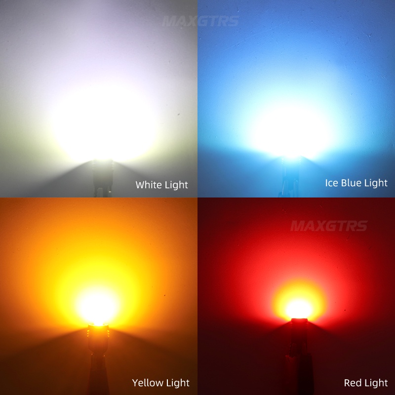 2 bóng đèn LED MAXGTRS gắn biển số ô tô W5W 194/168/T10/3570S