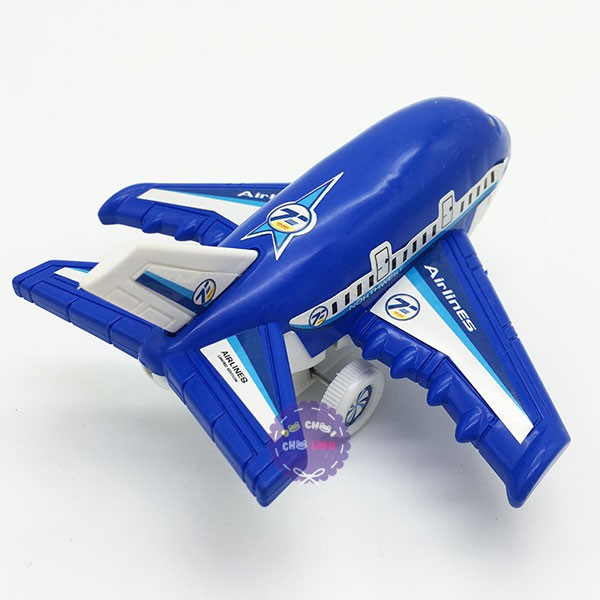 Đồ chơi mô hình máy bay chở khách mini bằng nhựa chạy trớn dm8895