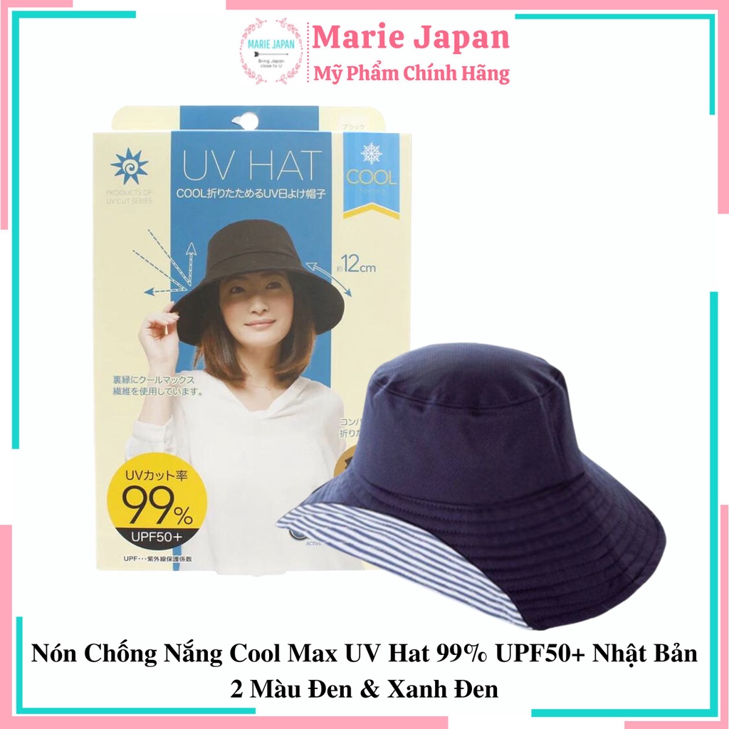 Nón Chống Nắng Cool Max UV Hat 99% UPF50+ Nhật Bản