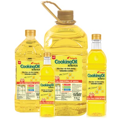 Dầu ăn Tường An Cooking Oil Nutri Plus chai 1-2-5L