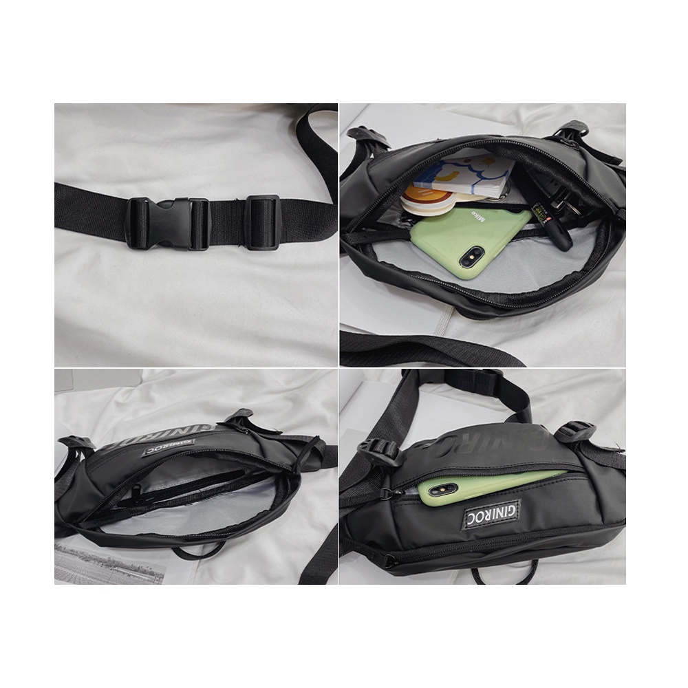 Túi Đeo Chéo Nam Và Nữ Thiết Kế Thời Trang Siêu Tiện Lợi Có Thể Đeo Bụng Đeo Hông Đều Được