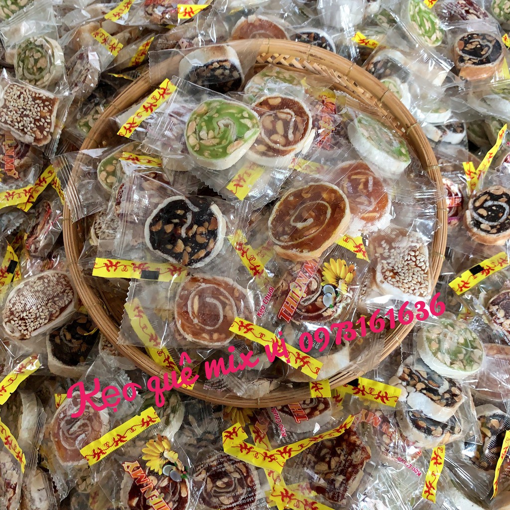 Kẹo quê mix vị/Đặc sản Bến Tre - đồ ăn vặt